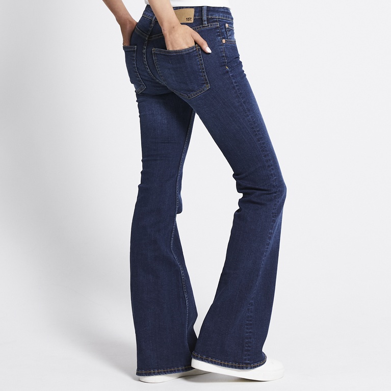 Low waist flare jeans "Bell" Dark used